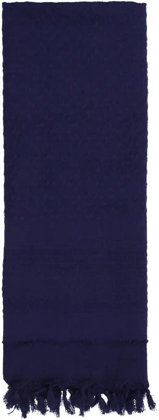 Rothco Solid Color Shemagh Tactical Desert Keffiyeh Scarf Navy Blue / one Size