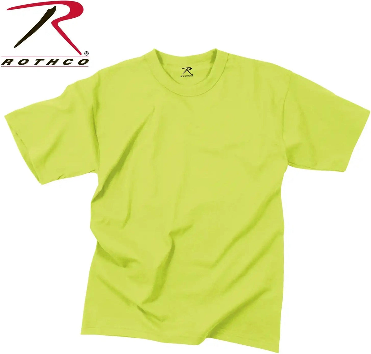 Rothco Solid Color T-shirt with Cotton / Polyester Blend