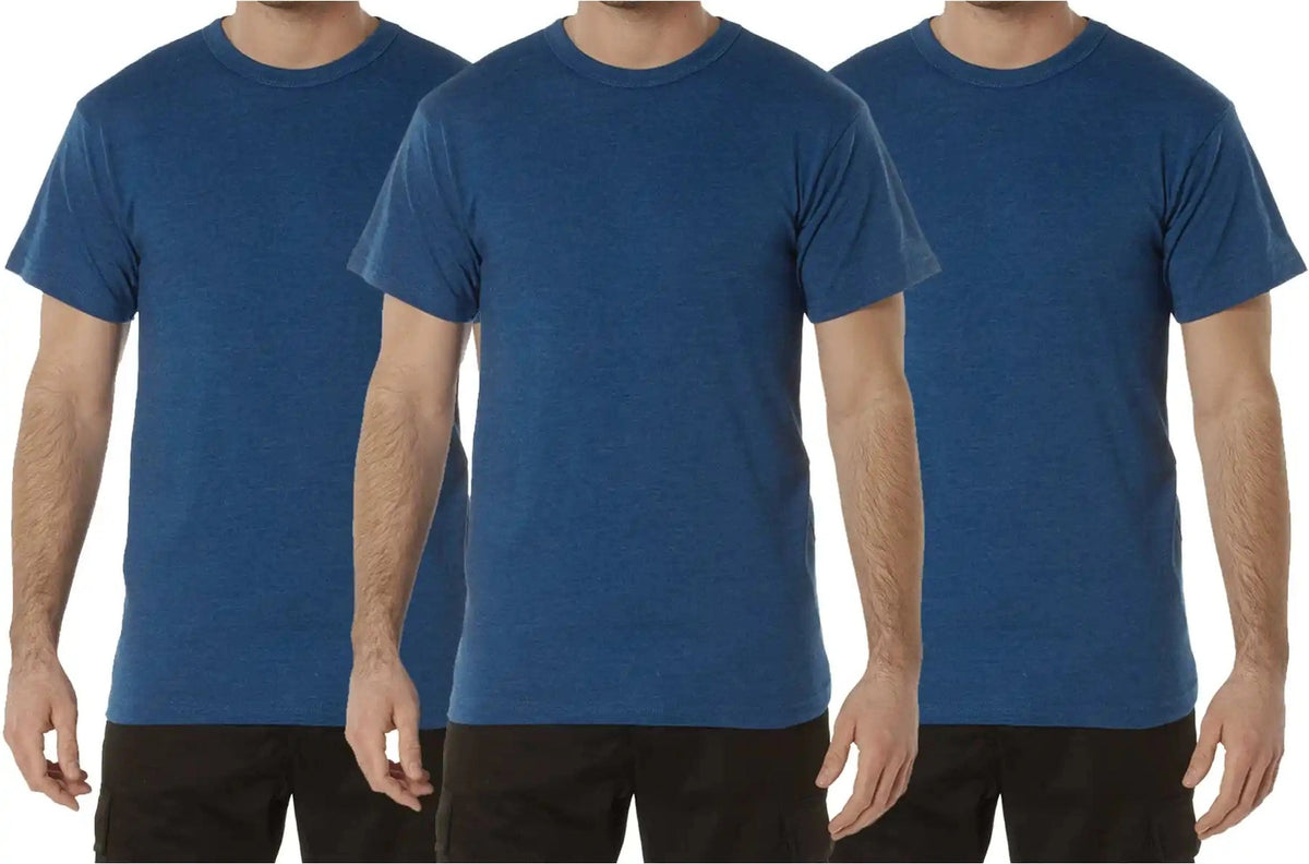 Rothco Solid Color T-shirt with Cotton / Polyester Blend