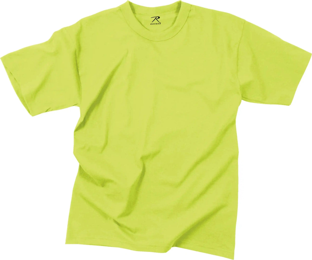 Rothco Solid Color T-shirt with Cotton / Polyester Blend