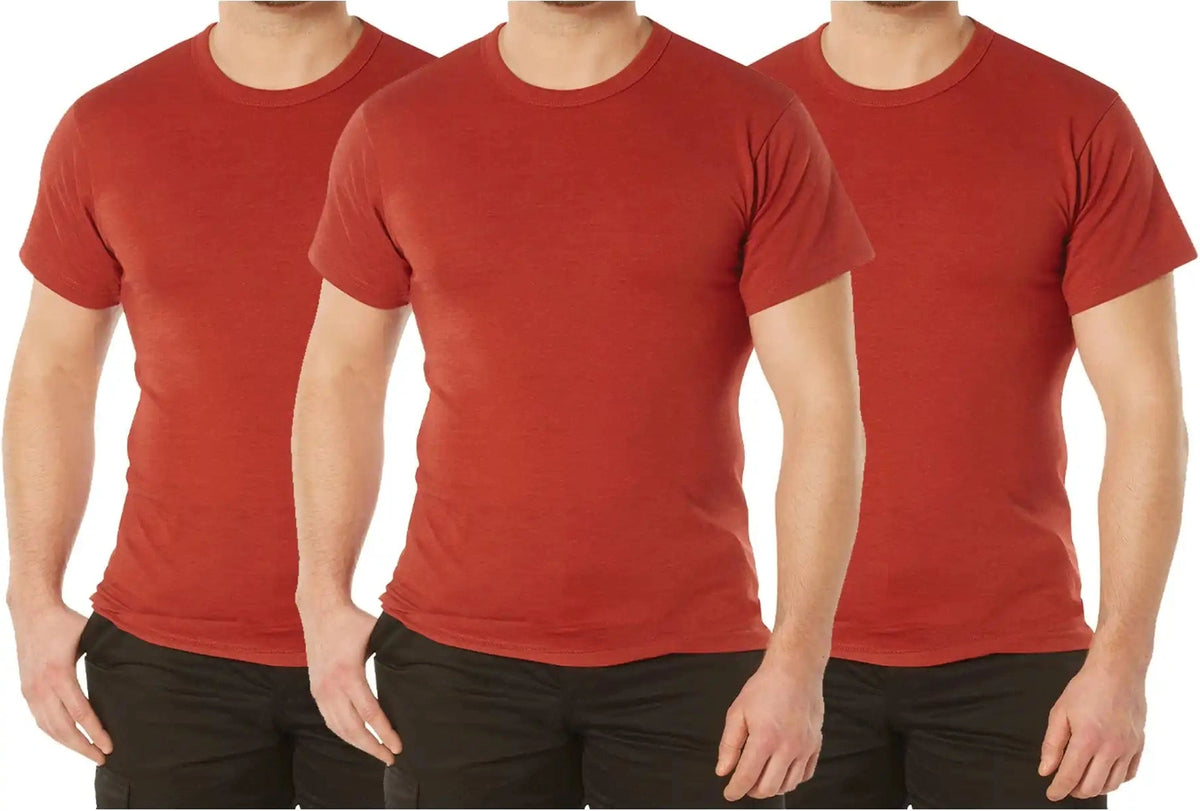 Rothco Solid Color T-shirt with Cotton / Polyester Blend