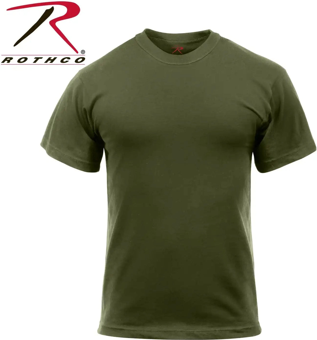Rothco Solid Color T-shirt with Cotton / Polyester Blend