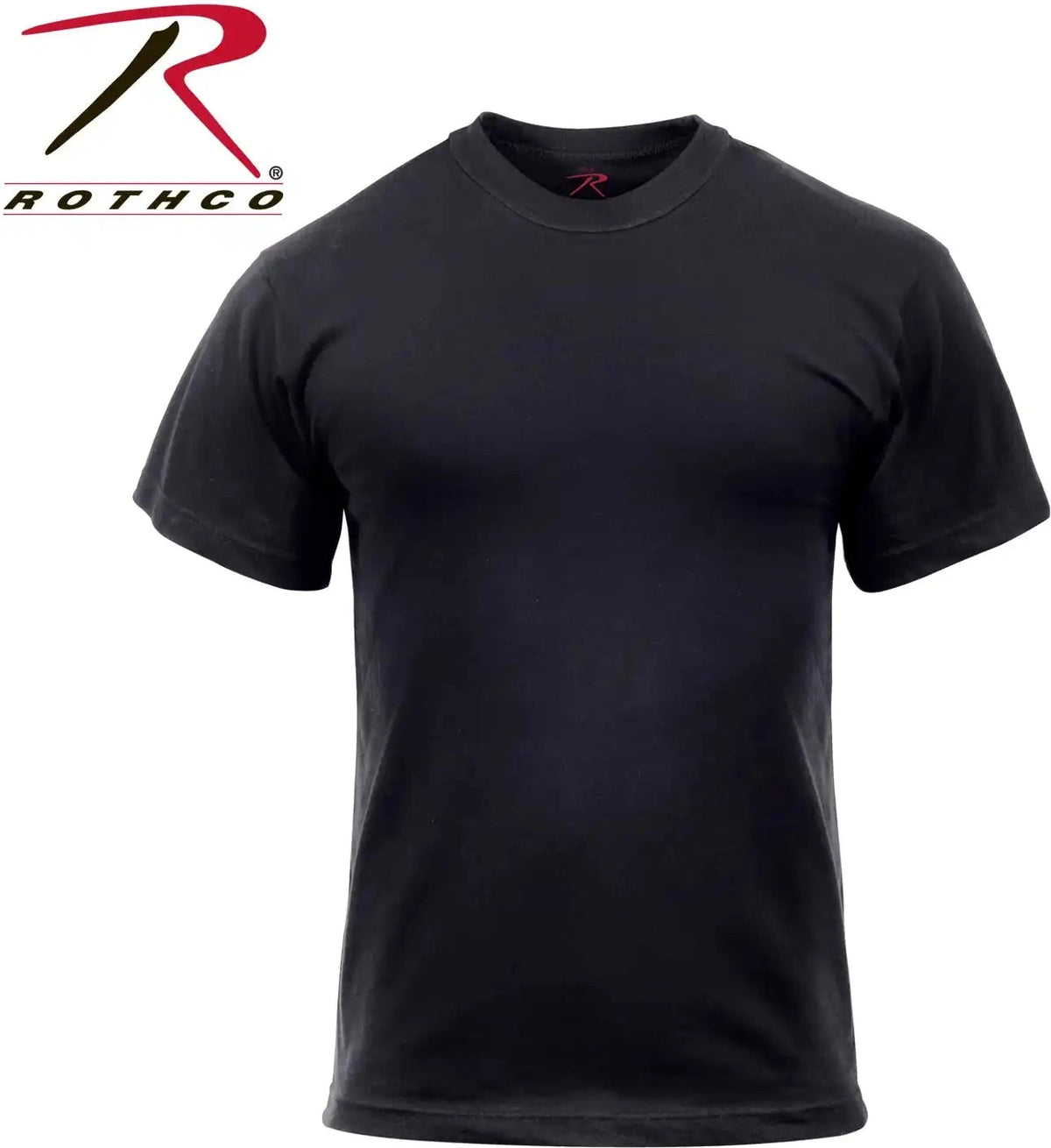 Rothco Solid Color T-shirt with Cotton / Polyester Blend