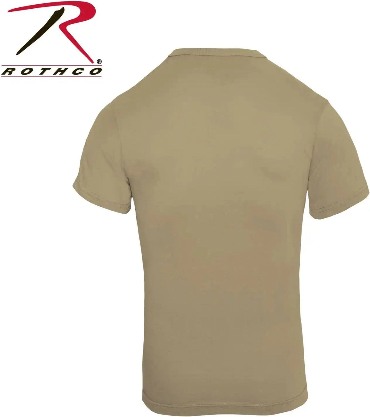 Rothco Solid Color T-shirt with Cotton / Polyester Blend