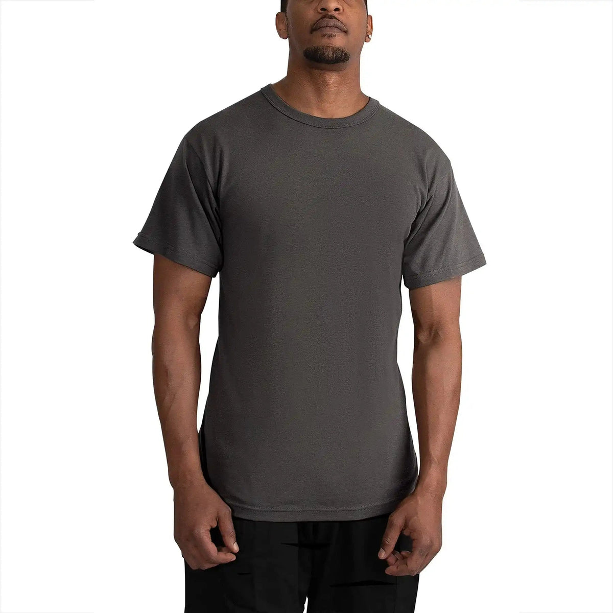 Rothco Solid Color T-shirt with Cotton / Polyester Blend