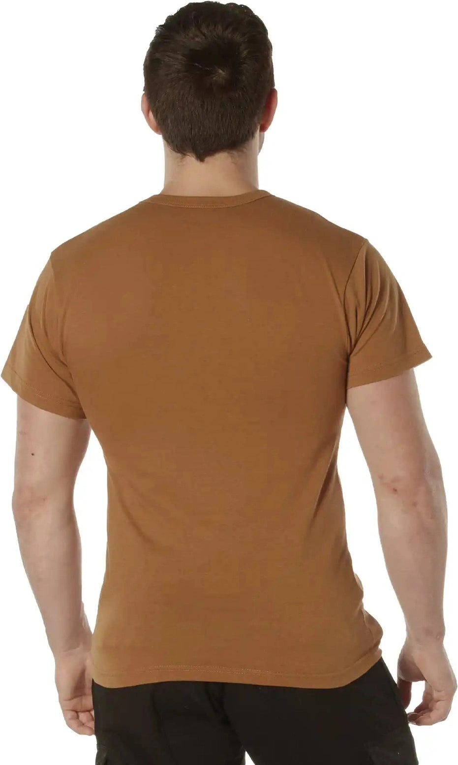 Rothco Solid Color T-shirt with Cotton / Polyester Blend