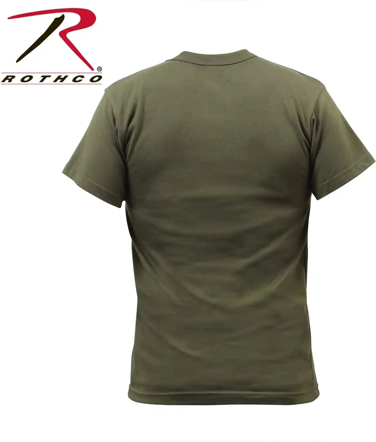 Rothco Solid Color T-shirt with Cotton / Polyester Blend