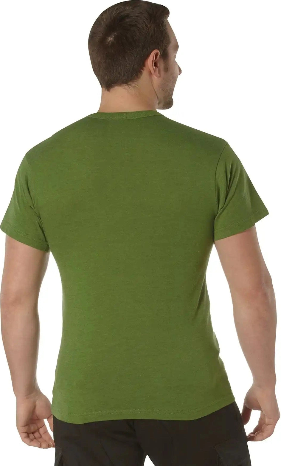 Rothco Solid Color T-shirt with Cotton / Polyester Blend