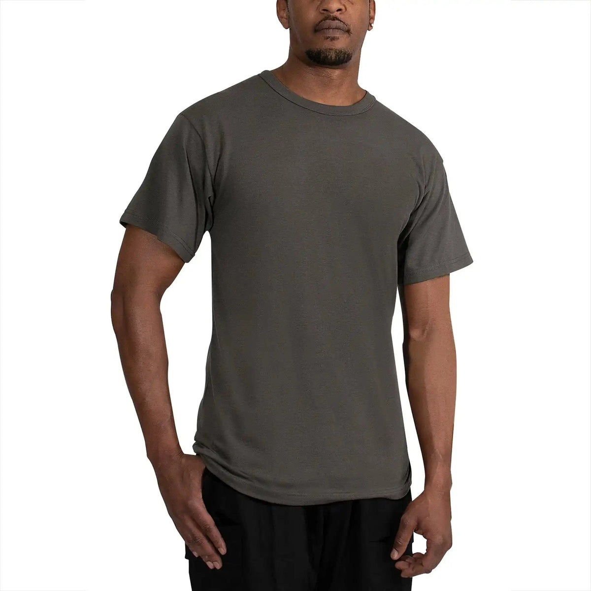 Rothco Solid Color T-shirt with Cotton / Polyester Blend