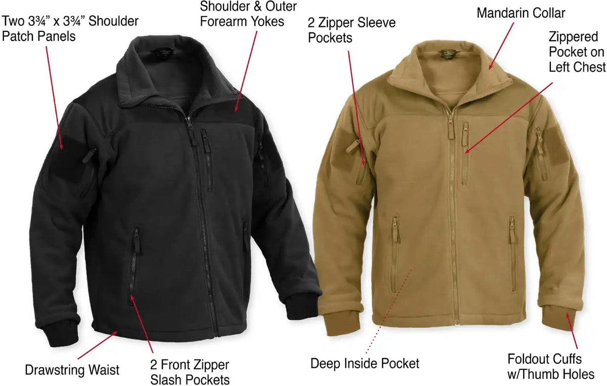 Rothco Spec Ops Tactical Fleece Jacket
