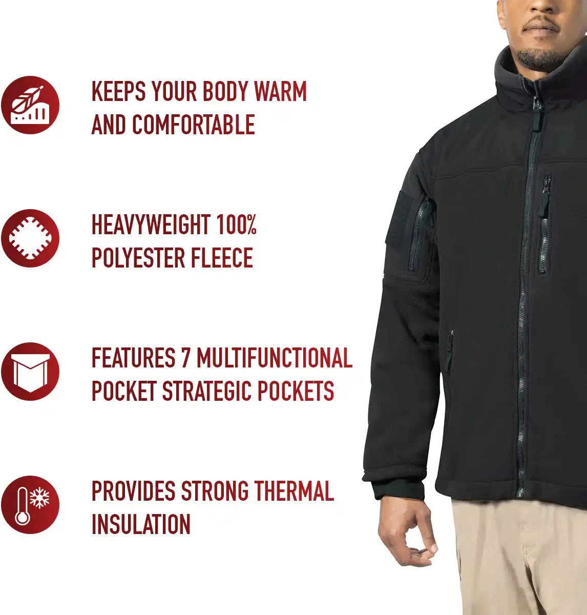 Rothco Spec Ops Tactical Fleece Jacket