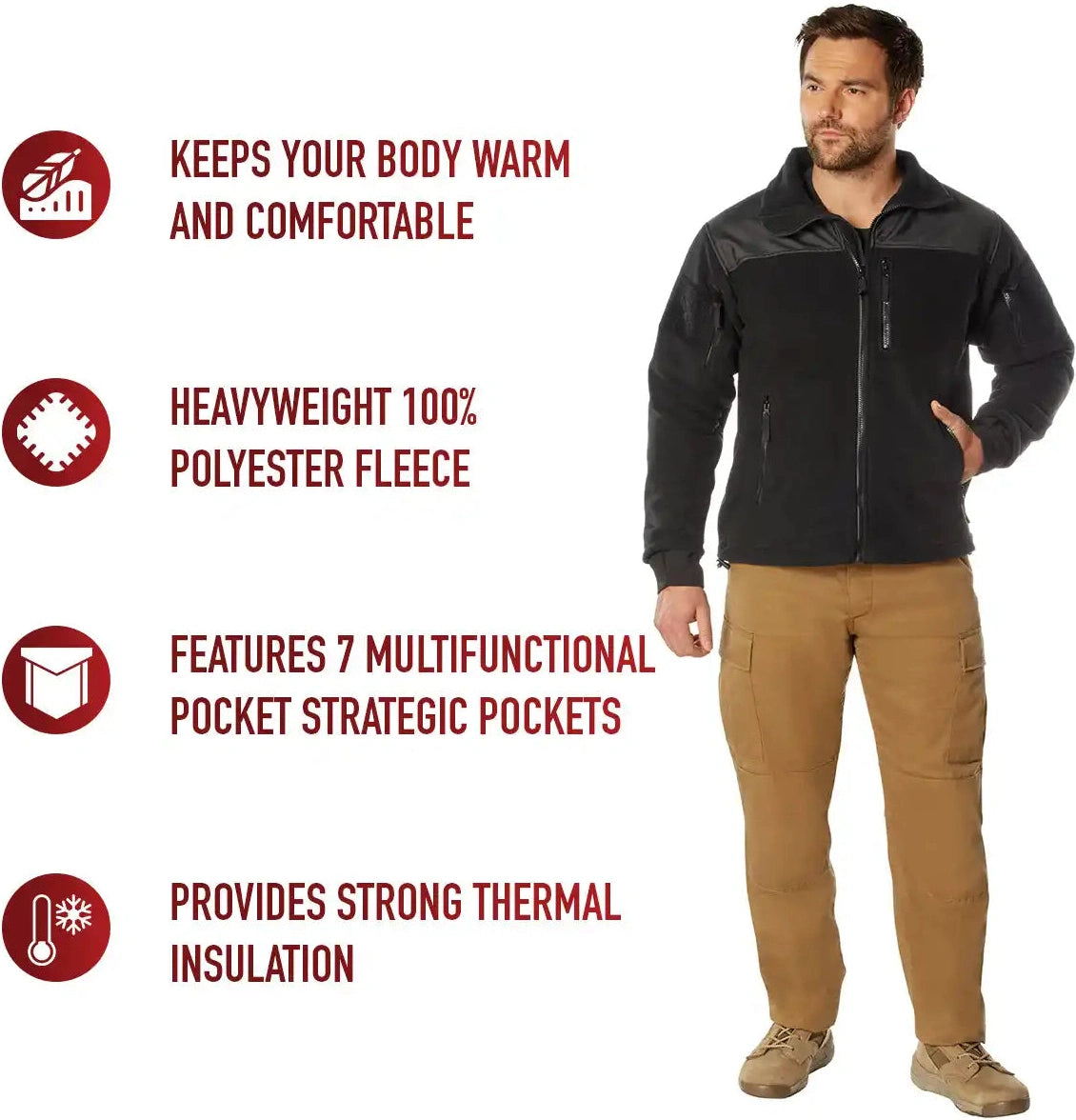 Rothco Spec Ops Tactical Fleece Jacket