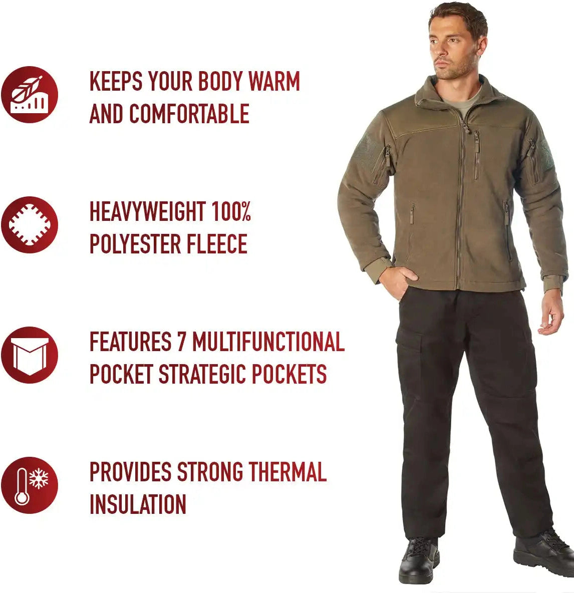 Rothco Spec Ops Tactical Fleece Jacket