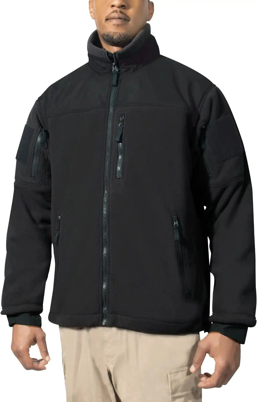 Rothco Spec Ops Tactical Fleece Jacket - Midnight Navy Blue / s