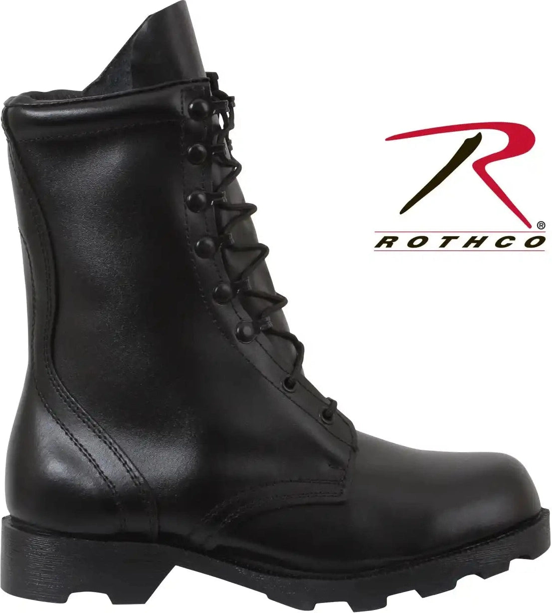Rothco Speedlace Combat Boots - 10 Inch - Black / 7.5