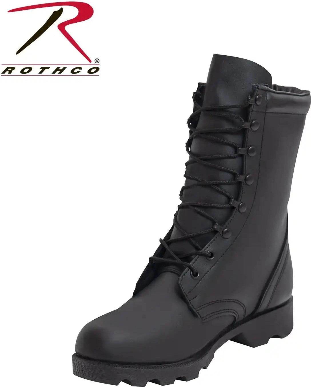 Rothco Speedlace Combat Boots - 10 Inch - Black / 7.5