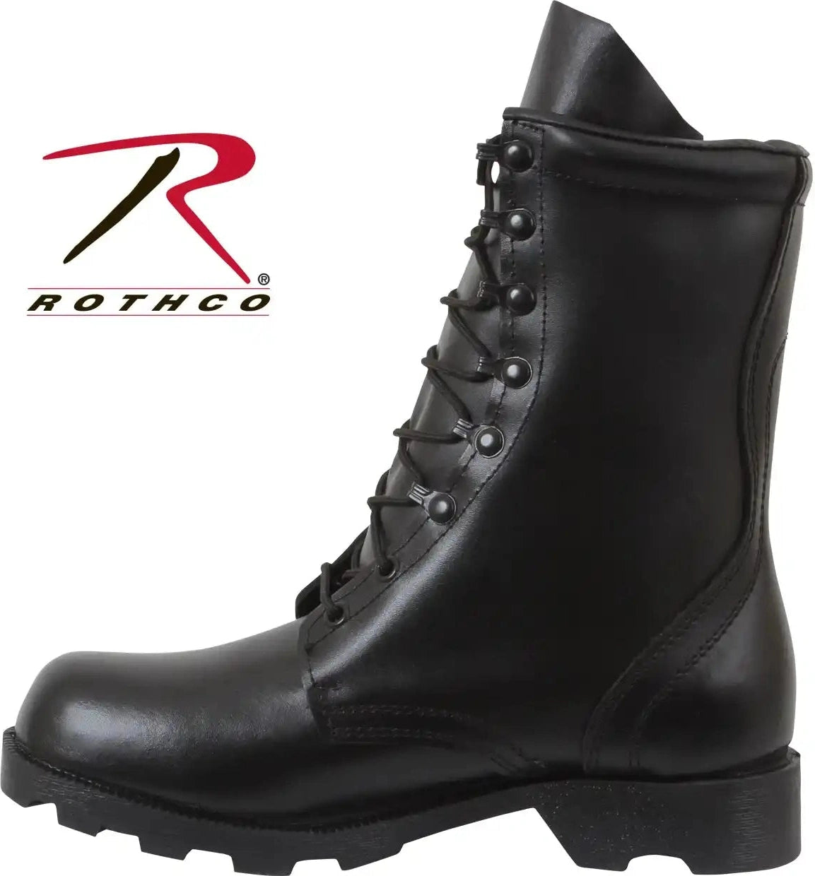Rothco Speedlace Combat Boots - 10 Inch - Black / 7.5