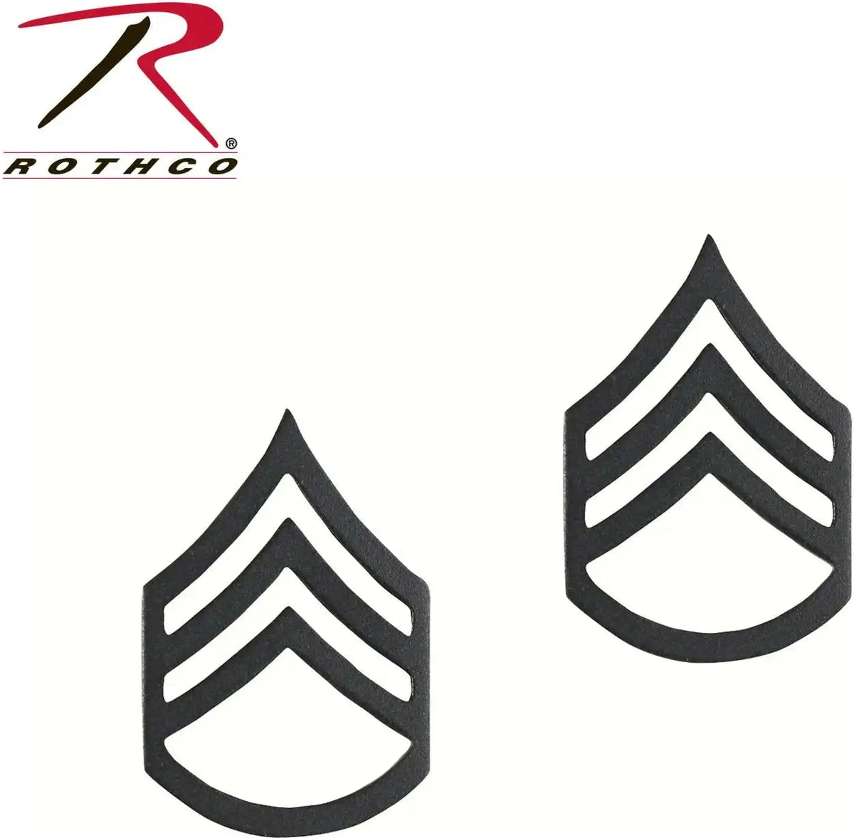 Rothco Staff Sergeant Polished Insignia - Gold / one Size
