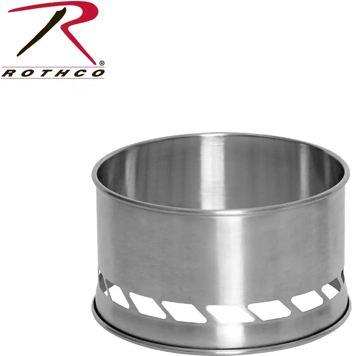 Rothco Stainless Steel Portable Camping / Backpacking Stove - Silver / one Size