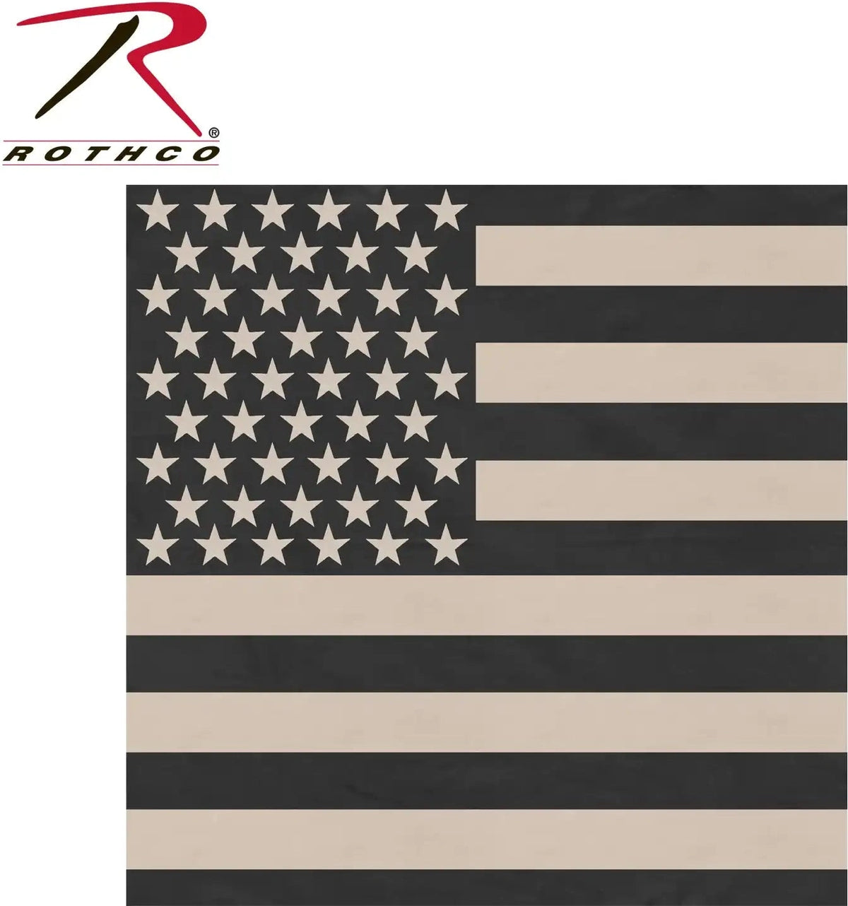 Rothco Subdued us Flag Bandana