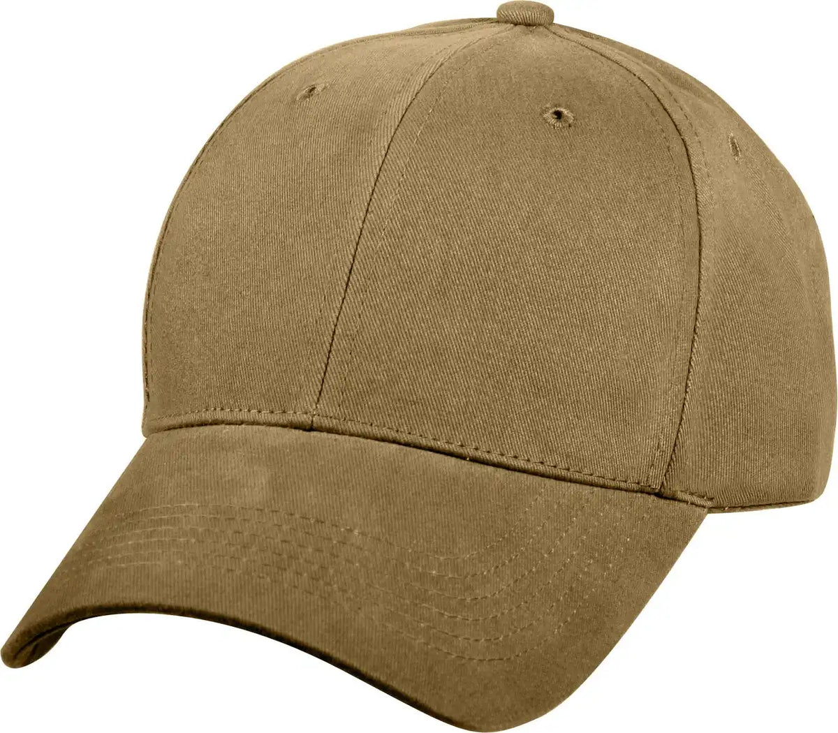 Rothco Supreme Solid Color Low Profile Cap - Coyote Brown / one Size