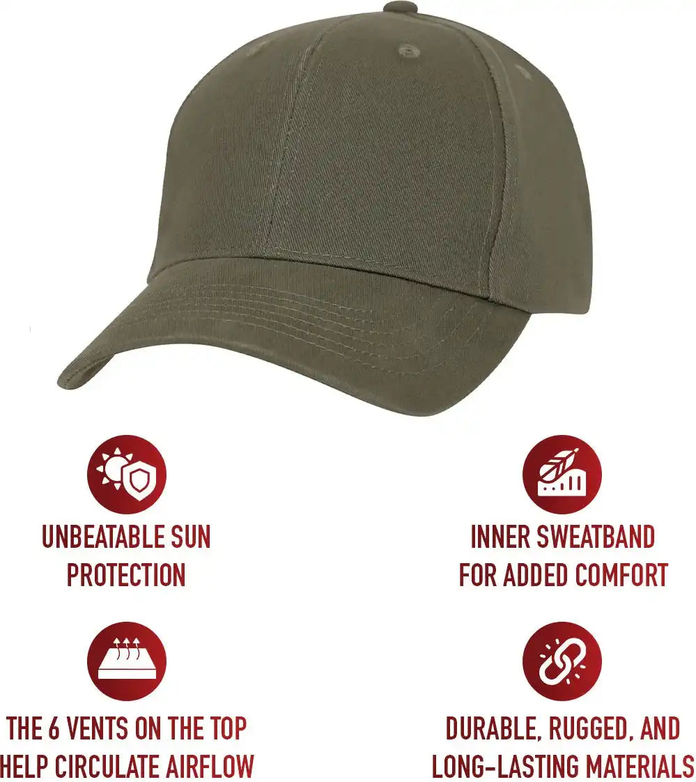 Rothco Supreme Solid Color Low Profile Cap