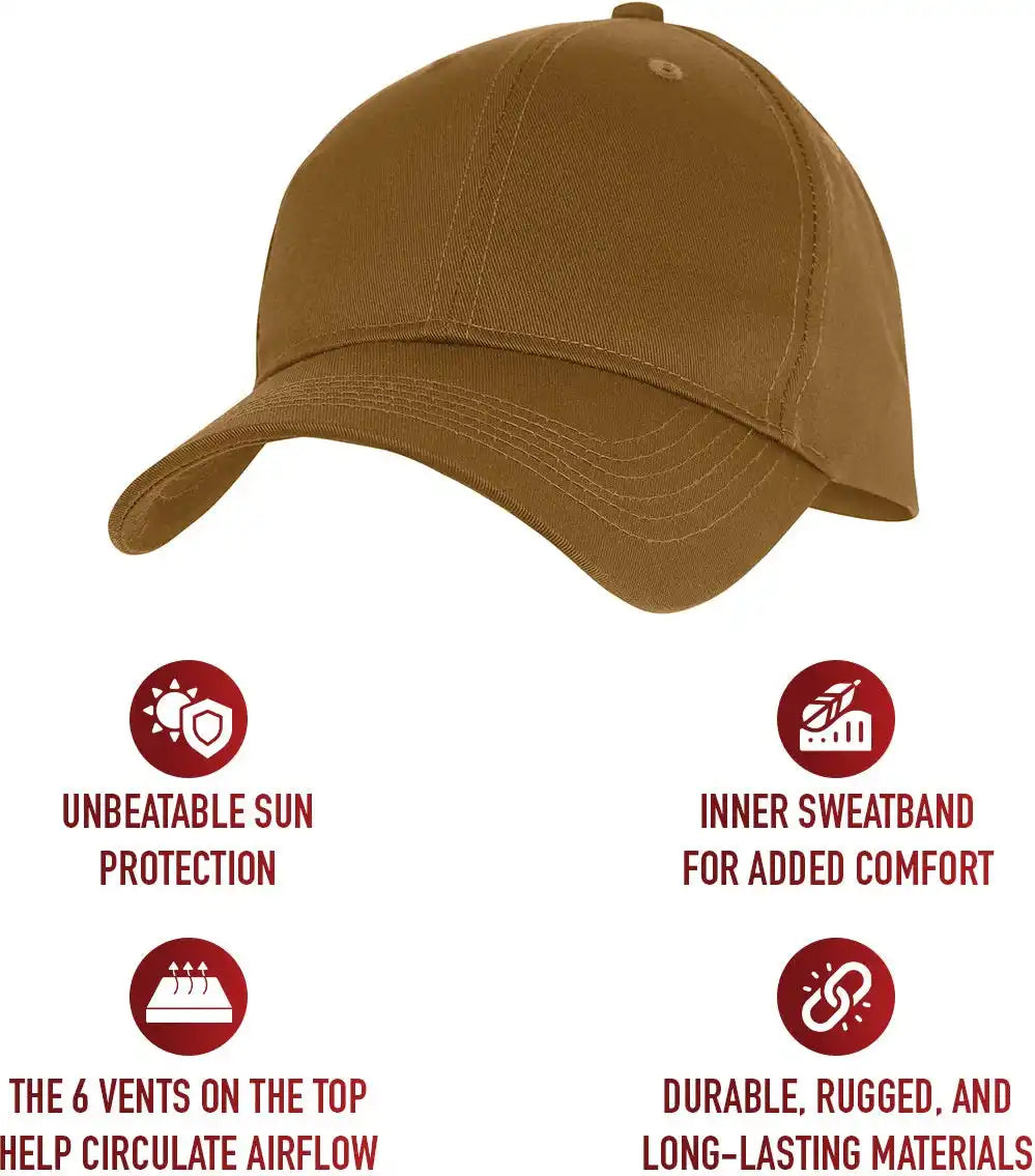 Rothco Supreme Solid Color Low Profile Cap