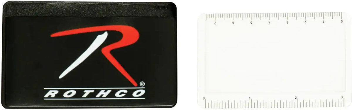 Rothco Survival Magnifying Card and Ruler