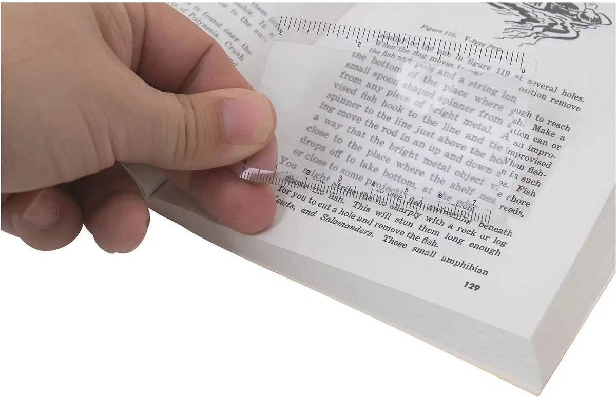 Rothco Survival Magnifying Card and Ruler