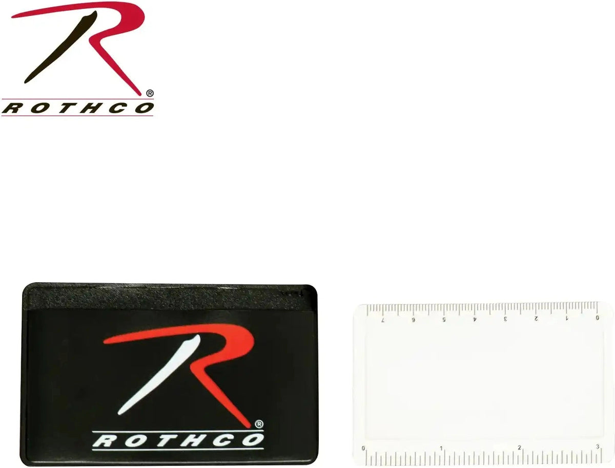 Rothco Survival Magnifying Card and Ruler