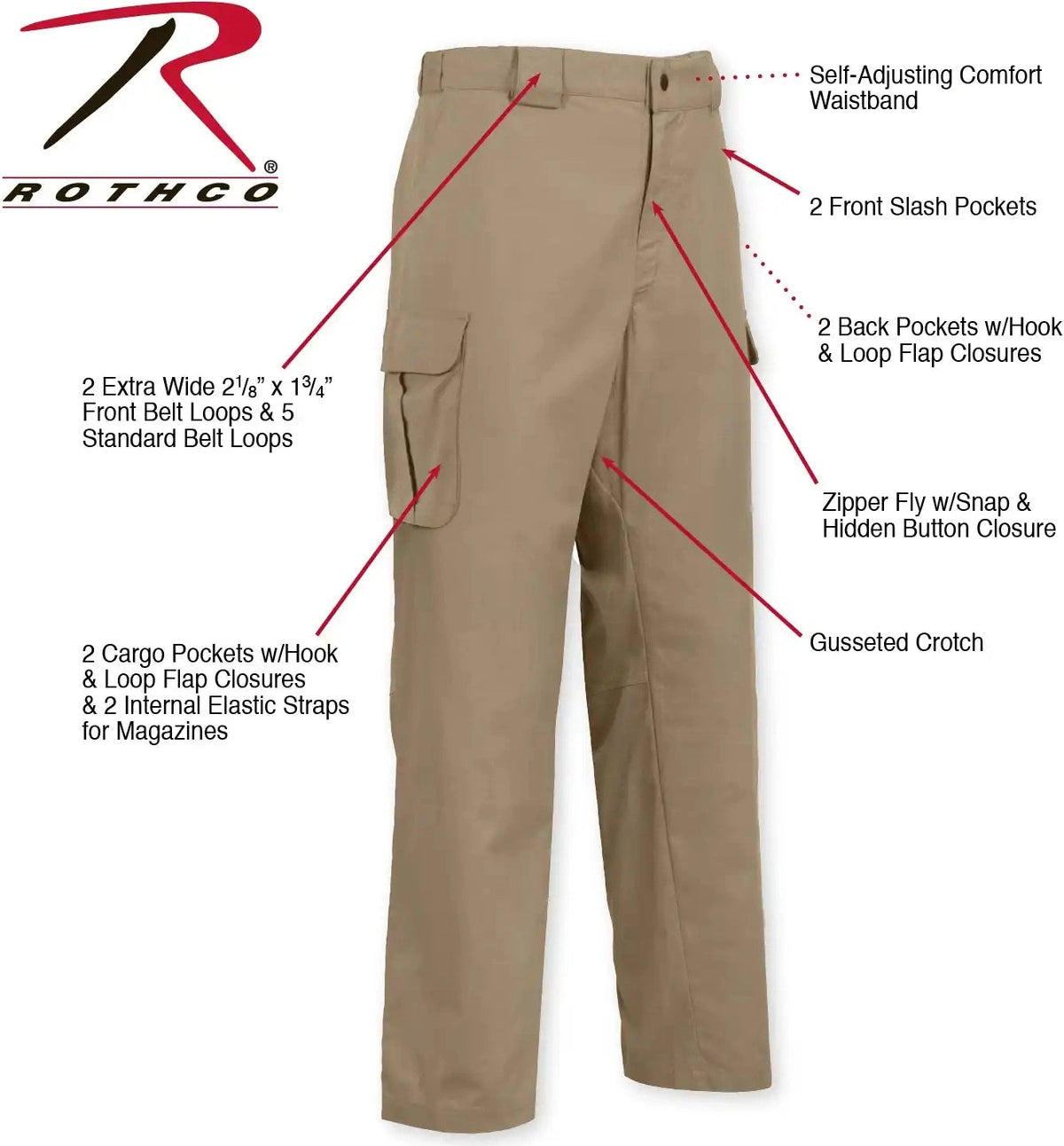 Rothco Tactical 10-8 Lightweight Field Pants