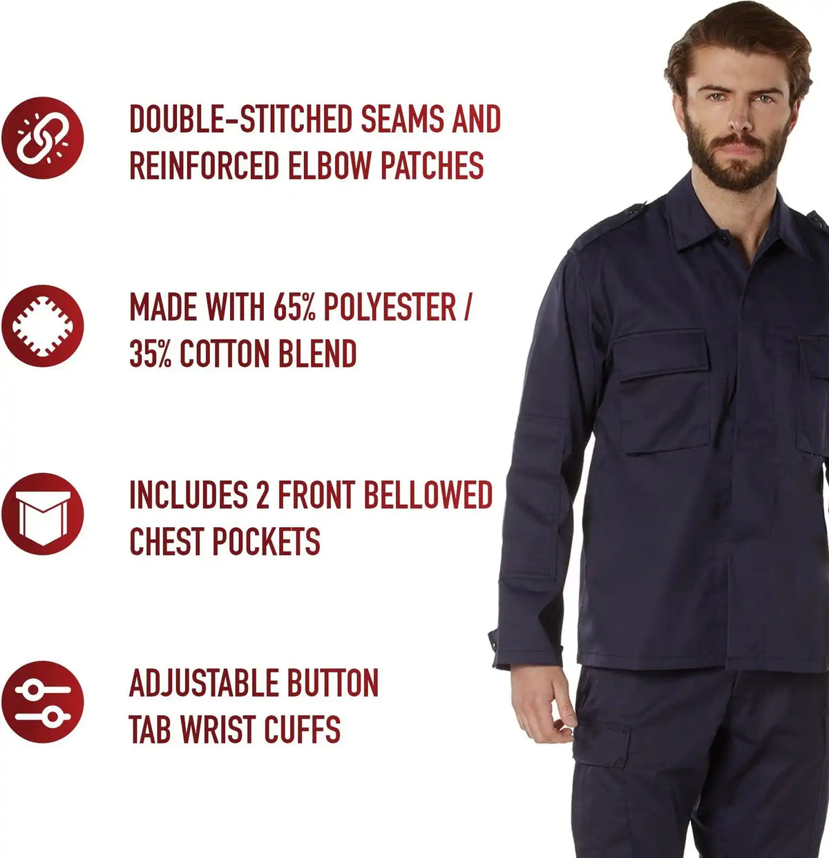 Rothco Tactical 2 Pocket Bdu (battle Dress Uniform) Shirt