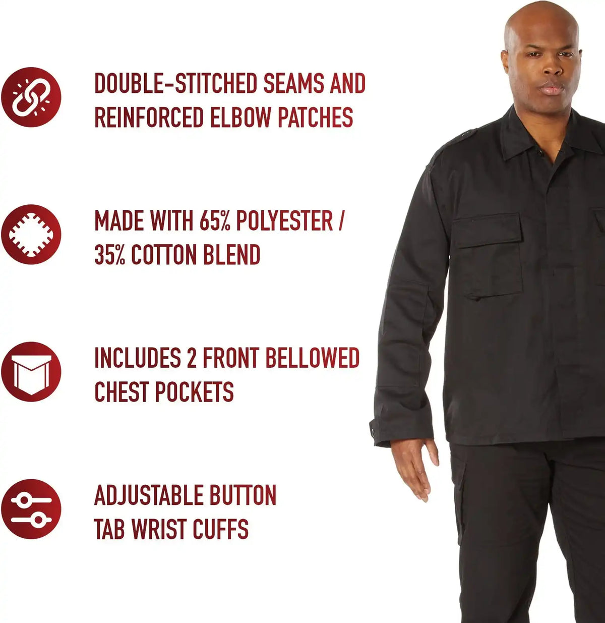 Rothco Tactical 2 Pocket Bdu (battle Dress Uniform) Shirt