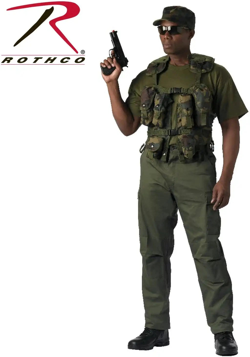 Rothco Tactical Assault Vest Black