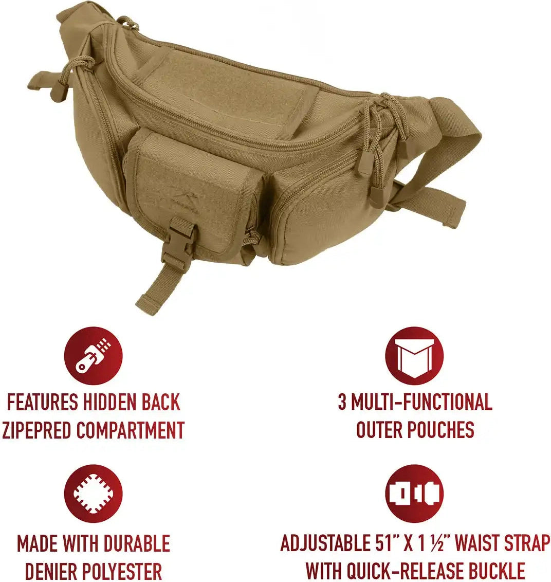 Rothco Tactical Concealed Carry Waist Pack