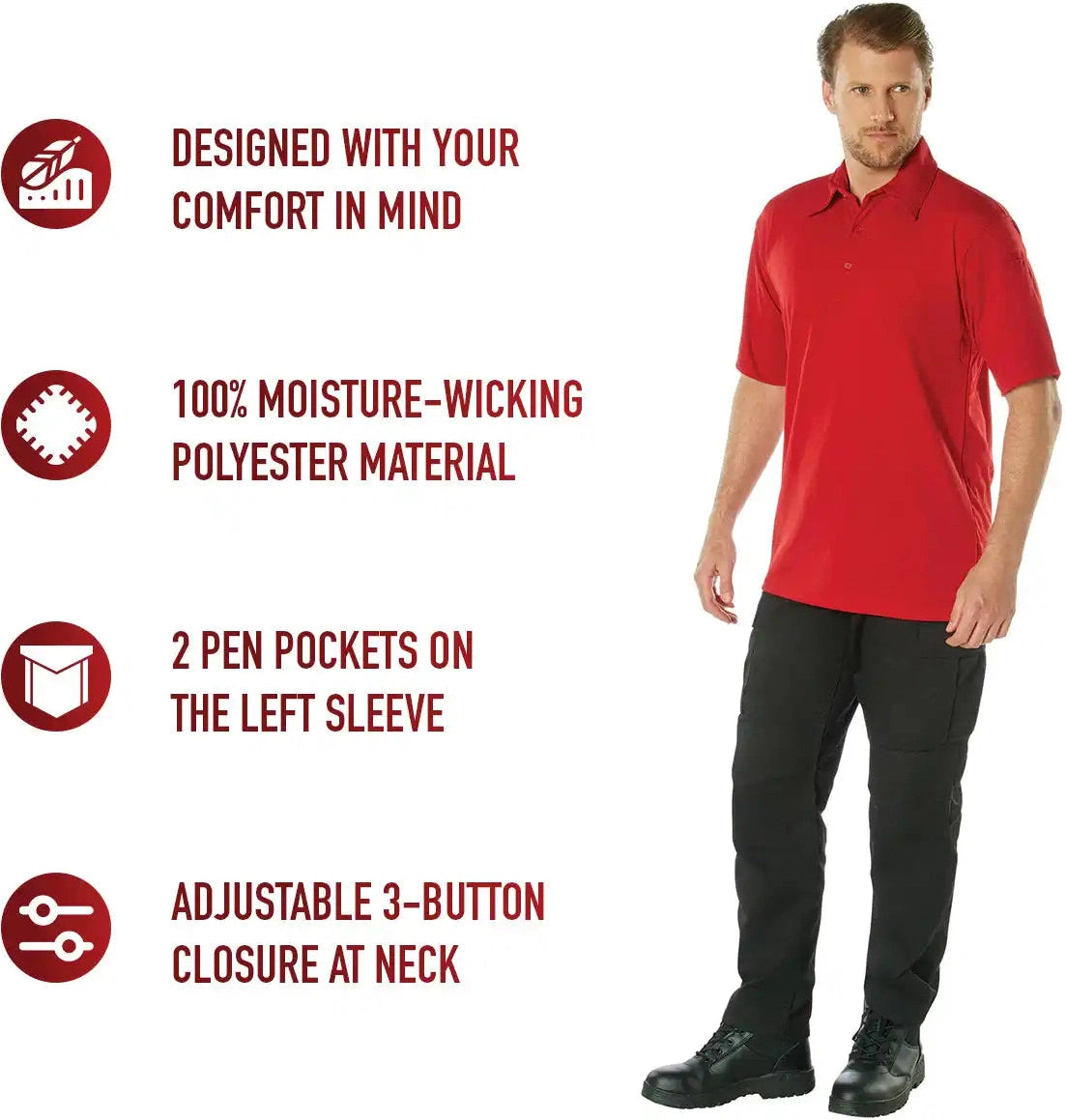 Rothco Tactical Performance Polo Shirt