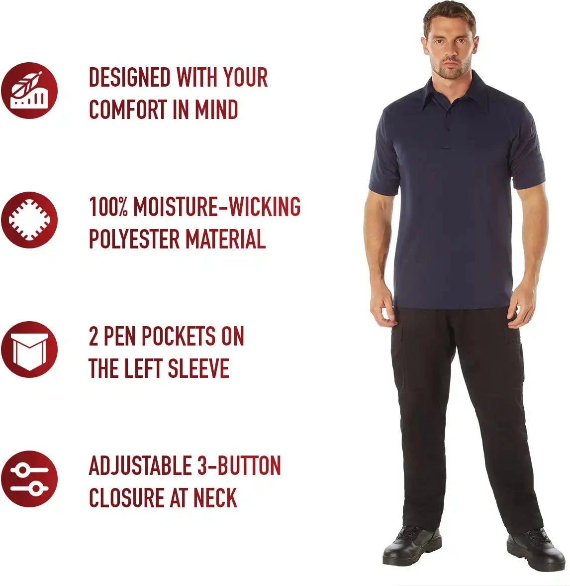 Rothco Tactical Performance Polo Shirt