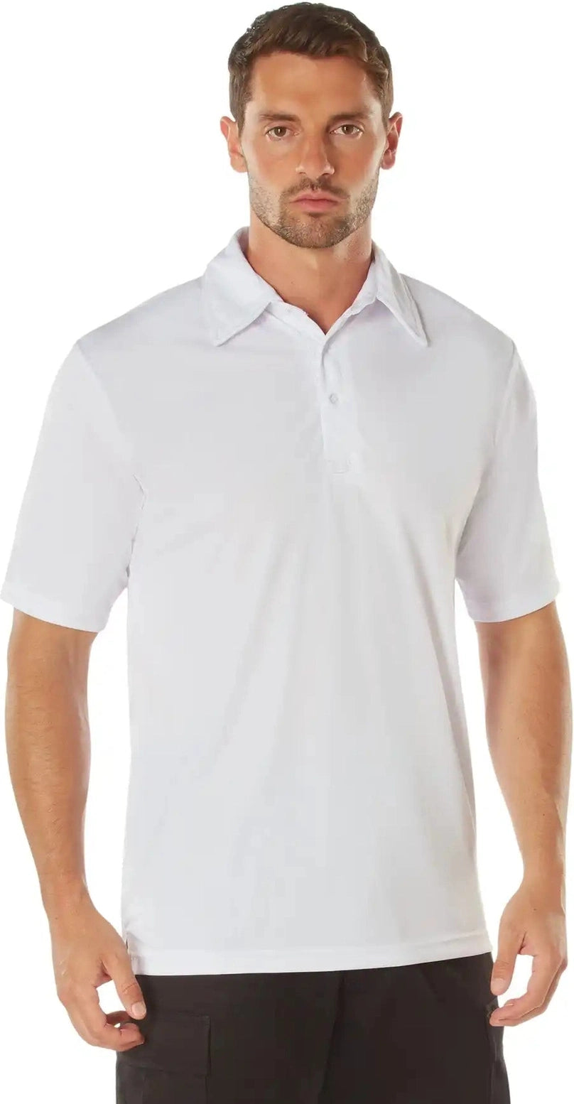 Rothco Tactical Performance Polo Shirt - White / s