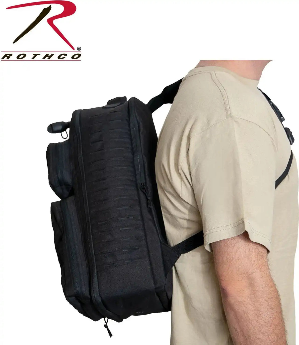 Rothco Tactical Single Sling Pack with Laser Cut Molle