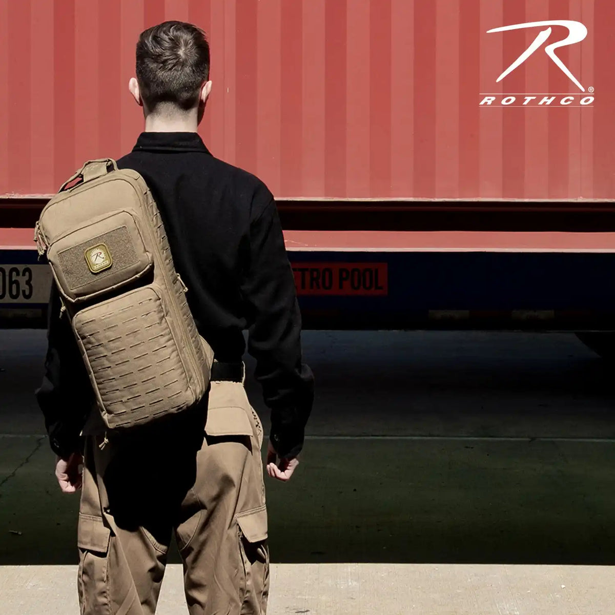 Rothco Tactical Single Sling Pack with Laser Cut Molle