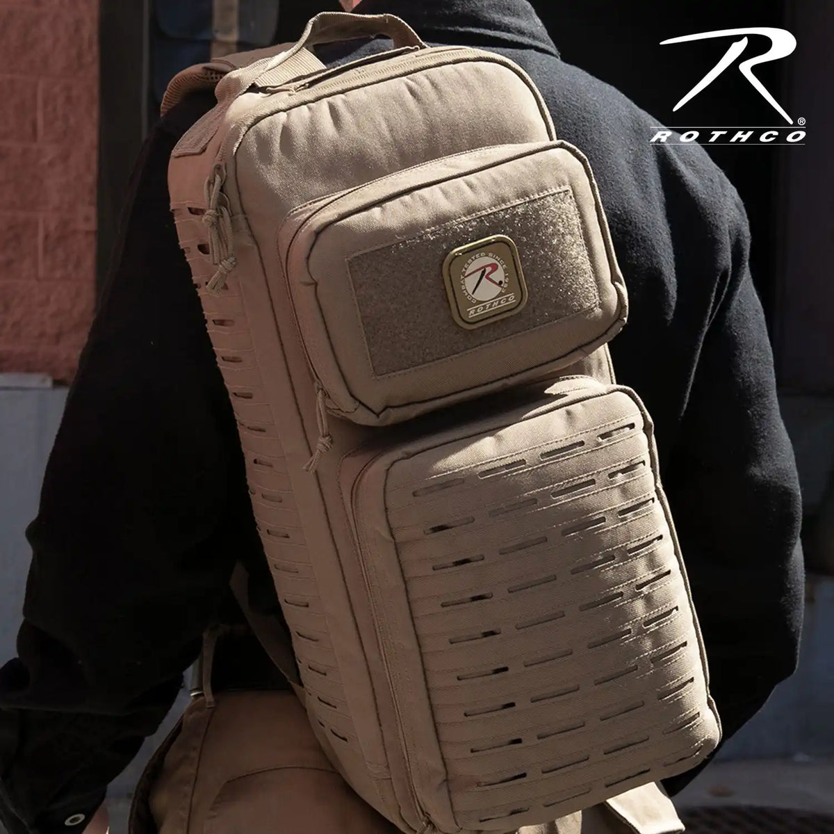 Rothco Tactical Single Sling Pack with Laser Cut Molle