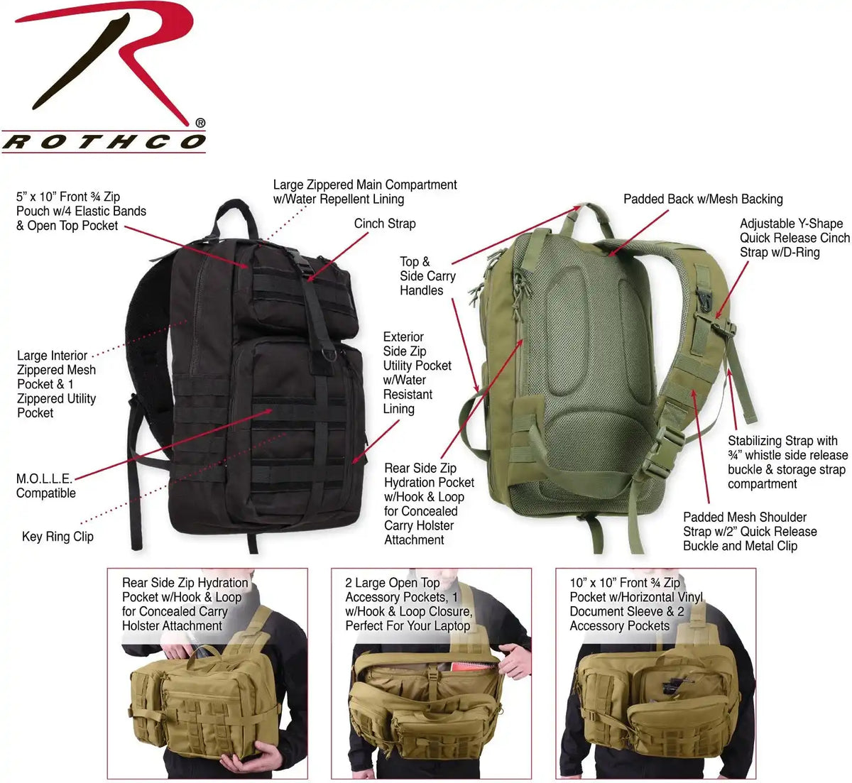 Rothco Tactisling Transport Pack