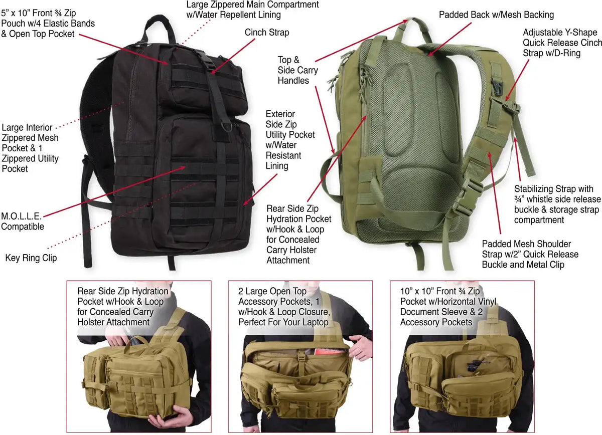 Rothco Tactisling Transport Pack