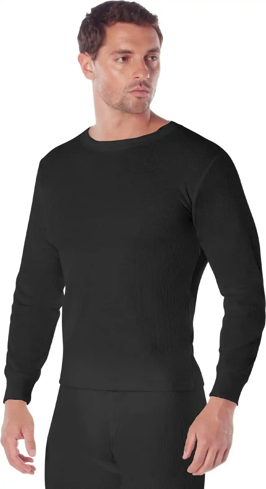 Rothco Thermal Knit Underwear Top Black / m