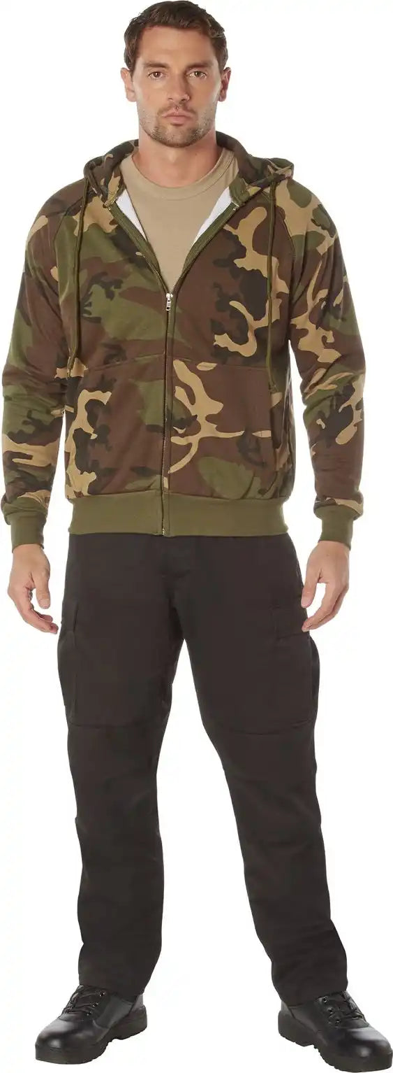 Rothco Thermal Lined Full-zip Hoodie