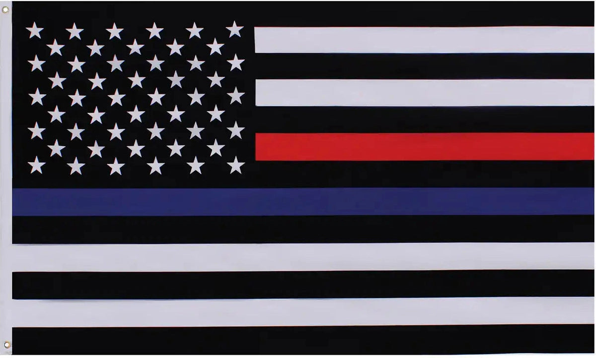 Rothco Thin Blue and Red Line Flag
