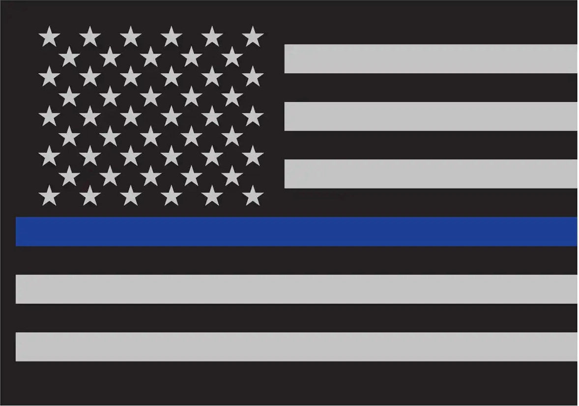 Rothco Thin Blue Line Flag Decal