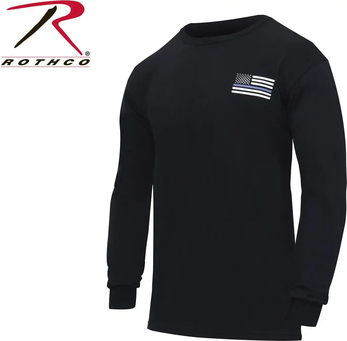 Rothco Thin Blue Line Honor and Respect Long Sleeve T-shirt