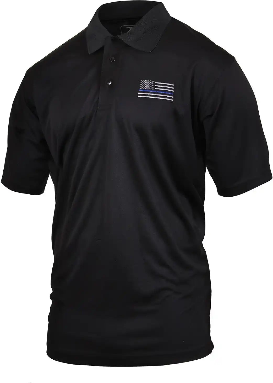 Rothco Thin Blue Line Moisture Wicking Polo
