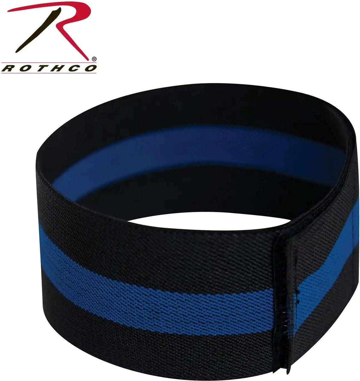 Rothco Thin Blue Line Mourning Arm Band Black / Line